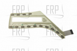 Switch, Membrane Key, Left, Elevation - Product Image