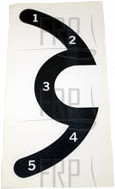 Swivel Arm Decal 2;GM204 - Product Image