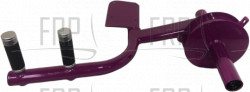 Swivel arm set;;left;RAL4008;PF Purple; - Product Image