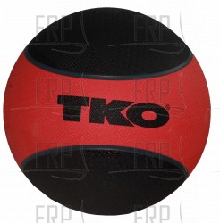 TKO 12 lb. Rubberized Medicine Ball - Product Image