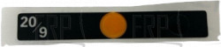 Top weight plat label;Weight Plate;20LBS - Product Image