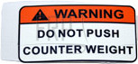 WARNING DECAL - Product Image
