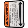 Warning Label;;Adjustable Stops 1;;PC;;; - Product Image