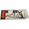 49032415 - Warning Label;Hook;45mmx20mm- - Product Image