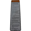 Warning Label;;;;;;;Olympic Bench; - Product Image