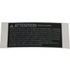 49017975 - WARNING LABEL;#;WHITE WORD/BLACK#TM660; - Product Image 49017975 - WARNING LABEL;#;WHITE WORD/BLACK#TM660; - Product Image