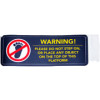 43006121 - Warning Sticker;EP73-KM;EP73 - Product Image