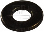 Washer, SAE Flat, Black Zinc, 1/4
