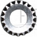 Washer, Sawtooth, #8.5X#18.0X2.0T, Chrome, - Product Image