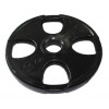 Weight Plate, Olympic, Black, 25 lbs - Product Image
