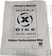 X-Bike Owner's Manual - Product Image